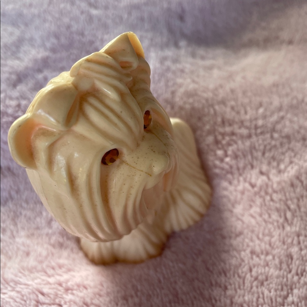 Avon, Princess parfume, Decorative Figurine Yorkie dog, vintage - Picture 7 of 9